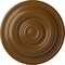 Ekena Millwork Niobe Ceiling Medallion (Fits Canopies up to 8 5/8"), Hand-Painted Smokey Topaz, 18"OD x 1 1/2"P CM18NISTF - alternate 1